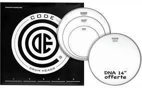 CODE GENERATOR FUSION CLEAR (10,12,14"+DNA 14") SET PARCHES 