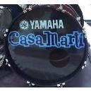 YAMAHA  / CASAMARTI Logo BK PARCHE RESO 18"