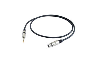 PROEL XLR/JACK STAGE200 6 MTS CABLE MICRO