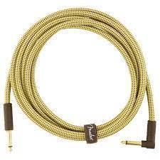 FENDER DELUXE 10' ANGLED INSTRUMENT CABLE TWD CABLE GUITARA
