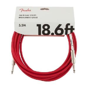 FENDER ORIGINAL 18,6' FIESTA RED CABLE GUITARRA