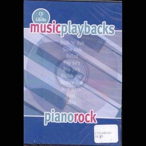 CD MUSIC PLAYBACKS PIANO ROCK+LIBRITO *OUTLET*