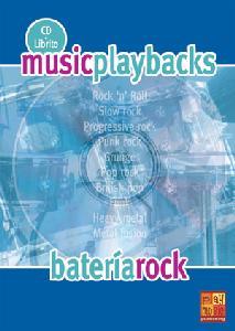 CD MUSIC PLAYBACKS BATERIA ROCK+LIBRITO *OUTLET*