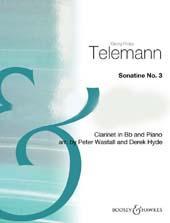 CLP TELEMANN SONATINA N.3 CLARINETE Y PIANO 