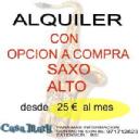 ALQUILER SAXOFON ALTO CON OPCION A COMPRA