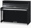 KAWAI K-200 NEGRO SATINADO HERRAJES CROMADOS PIANO VERTICAL