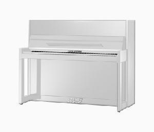 SCHIMMEL 116 MODEM BLANCO PULIDO PIANO VERTICAL