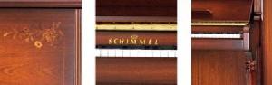 SCHIMMEL 120 ROYAL INTARSIE FLORA CP PIANO VERTICAL