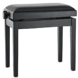 GW DELUXE VINYL NEGRA MATE BANQUETA PIANO