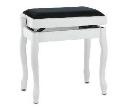 GEWA BANQUETA CHIPENDAL DELUXE CLASIC BLANCA MATE