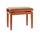 BANQUETA  CEREZO MATE TAPIZ BEIGE