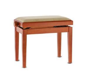 BANQUETA  CEREZO MATE TAPIZ BEIGE