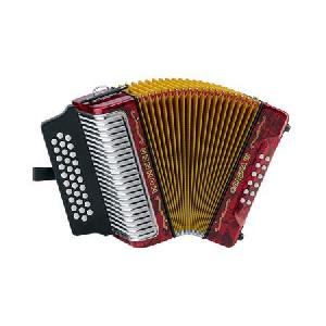 HOHNER CORONA III-GCF A-5723 ROJO ACORDEON BOTONES 