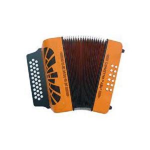 HOHNER REY VALLENATO A-4925 GCF NARANJA ACORDEON
