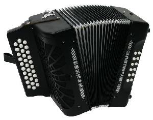 HOHNER REY VALLENATO A-4922-GCF NEGRO ACORDEON