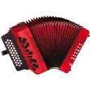 HOHNER REY VALLENATO A-4924-GCF ROJO ACORDEON