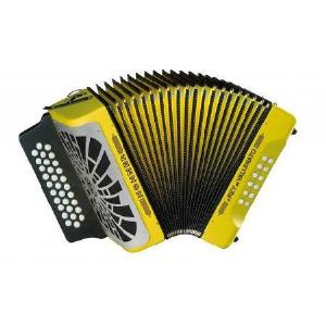 HOHNER REY VALLENATO BBEBAB AMARILLO  ACORDEON