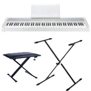 KORG PIANO DIGITAL B-1 WT SET (banqueta + soporte)