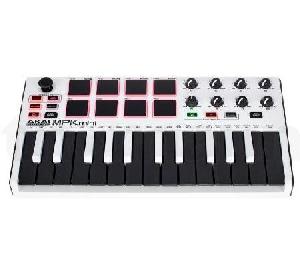 AKAI MPK MINI MK2 WHITE   TECLADO CONTROLADOR