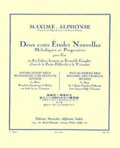 TPA MAXIME-ALPHONSE 200 NUEVOS ESTUDIOS MELODICOS V.3 