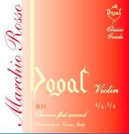 DOGAL R31 SERIE ROJA JUEGO CUERDAS VIOLIN 4/4 - 3/4