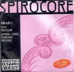 THOMASTIK CUERDA VIOLONCELLO 4/4 SPIROCORE PLATA 4ª