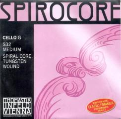 THOMASTIK CUERDA VIOLONCELLO 4/4 SPIROCORE WOLFRAM MEDIA 3ª