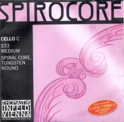 THOMASTIK CUERDA VIOLONCELLO 4/4 SPIROCORE WOLFRAM MEDIA 4ª