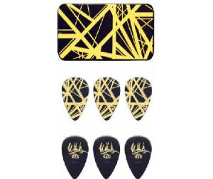 DUNLOP BLACK/YELLOW EVH 0,60MM 6 PUA CAJA