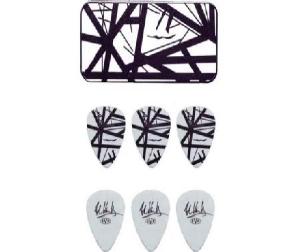 DUNLOP BLACK/WHITE EVH 0,60MM 6 PUA CAJA