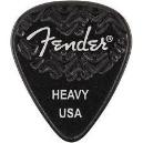 FENDER 351 WAVELEGTH HVY BLACK 6 PACK PUA