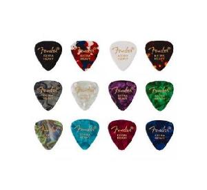 FENDER 351 CELLULOID MEDLEY HEAVY PACK 12 UNDS PUA