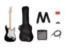 SQUIER SONIC STRAT SSS BLACK 10G PACK GUITARRA ELECTRICA 