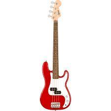 SQUIER MINI PRECISSION BASS DAKOTA RED BAJO ELECTRICO 