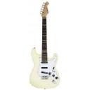 ARIA VINTAGE BLANCA STRATOCASTER GUITARRA ELECTRICA