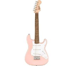 SQUIER STRAT MINI PINK GUITARRA ELECTRICA