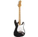 VINTAGE ICON V6MRBK STRAT BOULEVARD BLACK GUITARRA ELECTRICA