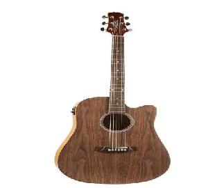ASHTON SATIN BLACK WALNUT WITH EQ GUITARRA ACUSTICA