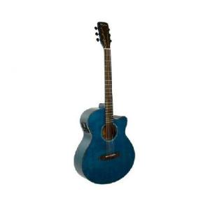 DAYTONA MINI JUMBO AZUL TAPA MACIZA GUITARRA ACUSTICA