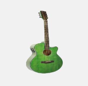 DAYTONA MINI JUMBO VERDE TAPA MACIZA GUITARRA ACUSTICA