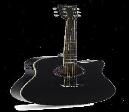ADMIRA TENESSE BRILLO NEGRA GUITARRA ACUSTICA