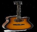 ADMIRA TENESSE SATINADA SOMBREADA GUITARRA ACUSTICA