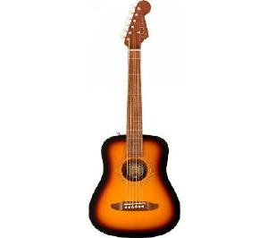 FENDER REDONDO MINI CON FUNDA GUITARRA ACUSTICA