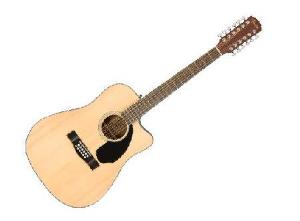 FENDER CD-60SCE 12 CUERDAS NATURAL DREADNOUGHT