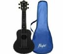 FLIGHT TUS-35E TRAVEL NEGRO ELECTRICO UKELELE SOPRANO Rebajado