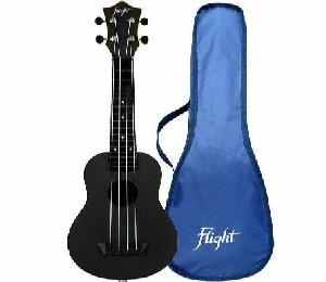 FLIGHT TUS-35E TRAVEL NEGRO ELECTRICO UKELELE SOPRANO Rebajado