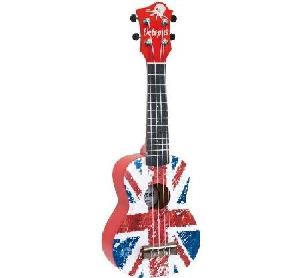 OCTOPUS UK-200UJR Union Jack Roja UKELELE SOPRANO