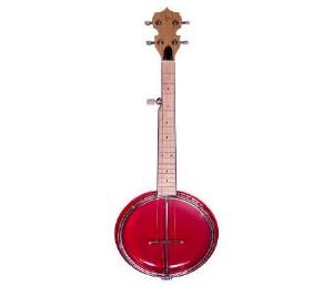 BONES BANJOLELE 5 CUERDAS ROJO BB500-R
