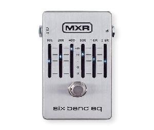 MXR M-109S SIX BAND EQ SILVER PEDAL GUITAR