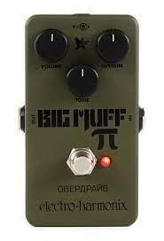ELECTRO-HARMONIX GREEN RUSSIAN BIG MUFF PEDAL GUITAR 
